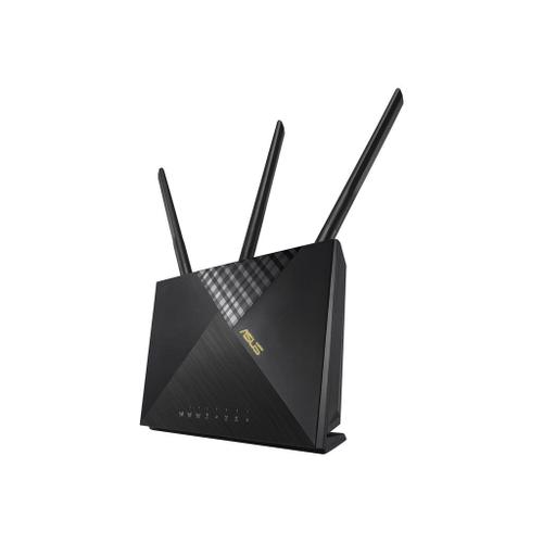 ASUS 4G-AX56 - - routeur sans fil - - WWAN commutateur 4 ports - 1GbE - Wi-Fi 6 - Bi-bande service non inclus