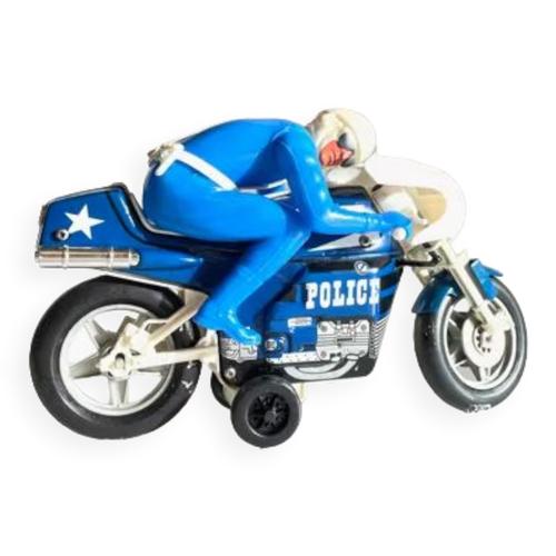 Jouet Mtal Moto Par Joustra France Vintage Bleu