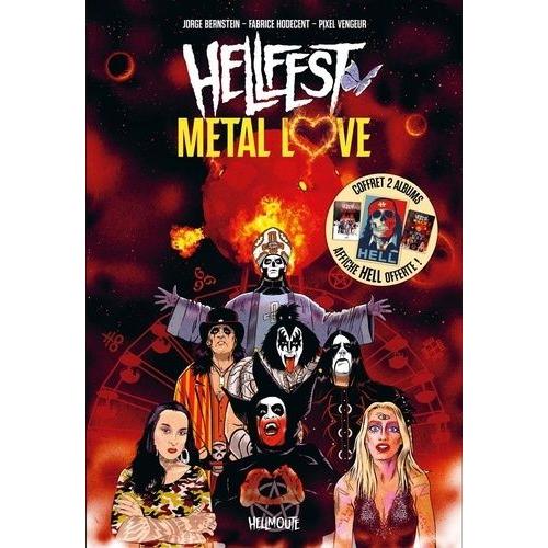 Coffret Hellfest - Hellfest Metal Vortex - Hellfest Metal Love - 1 Affiche Hell Offerte