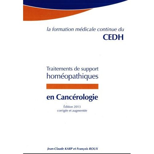 Traitements De Support Homéopathiques En Cancérologie