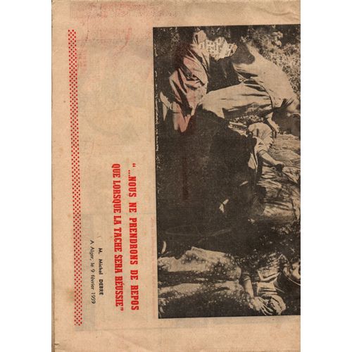 Bled - Hebdomadaire Militaire D'information / N°36 - 4 Avr 1959 - 2e Annee