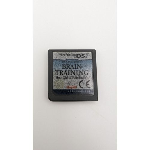 Jeu Nintendo Ds Dr Kawashima's Brain Training How Old Is Your Brain ? En Loose (Etiquette Noircie)