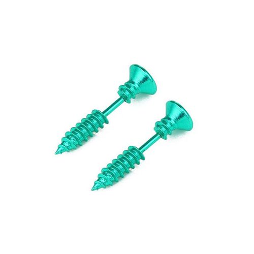 Boucles D'oreilles Punk Pour Hommes Et Femmes,2 Pièces,Anti-Allergique,En Acier Inoxydable,Piercing Pour Le Corps,Mode,Vis Entière,Bijoux Amusants
