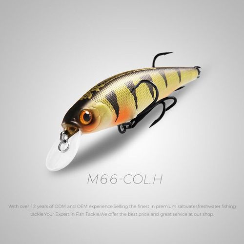Bearking Appât Squad Minnow En Tungstène,Leurre De Pêche,Poisson Nageur À Vibrations,Couleurs Assorties,Système De Poids Sp,14.8 G,6g,95 Mm,65mm - Type 65mm-Col.H