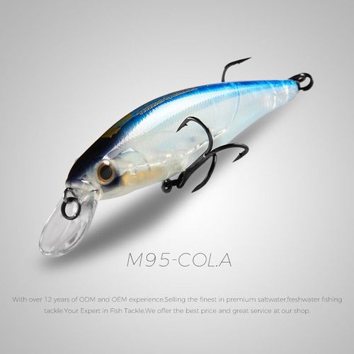 Bearking Appât Squad Minnow En Tungstène,Leurre De Pêche,Poisson Nageur À Vibrations,Couleurs Assorties,Système De Poids Sp,14.8 G,6g,95 Mm,65mm - Type 95mm-Col.A
