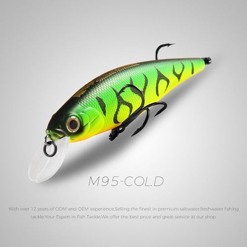 Bearking Appât Squad Minnow En Tungstène,Leurre De Pêche,Poisson Nageur À Vibrations,Couleurs Assorties,Système De Poids Sp,14.8 G,6g,95 Mm,65mm - Type 95mm-Col.D