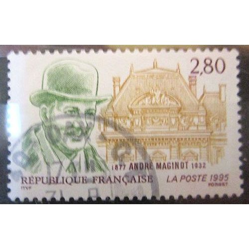 1995. F2966: Hommage À André Maginot (1877-1932).