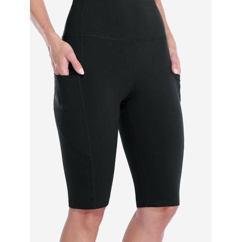 Anfilia-Short De Yoga Pour Femme,Jogging,Course À Pied,Cyclisme,Fitness,Sport,Haut-Audio,Poches Latérales,Sport,Solide,Document