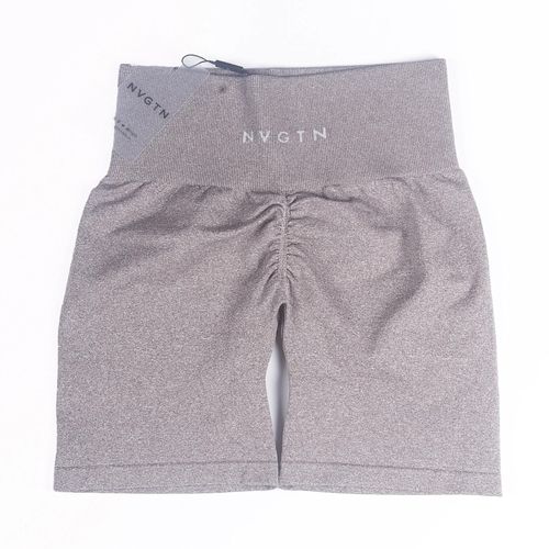 Nvgtn-Short D'entraînement Sans Couture Scrunch Bum Pour Femme,Leggings Courts,Froncé,Pantalon De Yoga,Tenues De Fitness,Vêtements De Sport De Gym,Pantalons Chauds