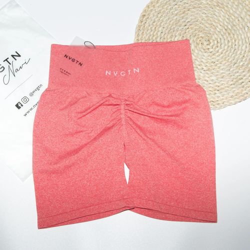 Nvgtn-Short D'entraînement Sans Couture Scrunch Bum Pour Femme,Leggings Courts,Froncé,Pantalon De Yoga,Tenues De Fitness,Vêtements De Sport De Gym,Pantalons Chauds