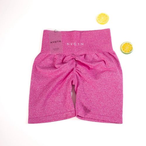 Nvgtn-Short D'entraînement Sans Couture Scrunch Bum Pour Femme,Leggings Courts,Froncé,Pantalon De Yoga,Tenues De Fitness,Vêtements De Sport De Gym,Pantalons Chauds