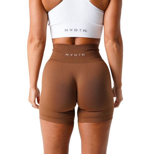 Nvgtn-Short Sans Couture En Spandex Uni Pour Femme,Collants D'entraînement Doux,Tenues De Fitness,Pantalons De Yoga,Vêtements De Sport