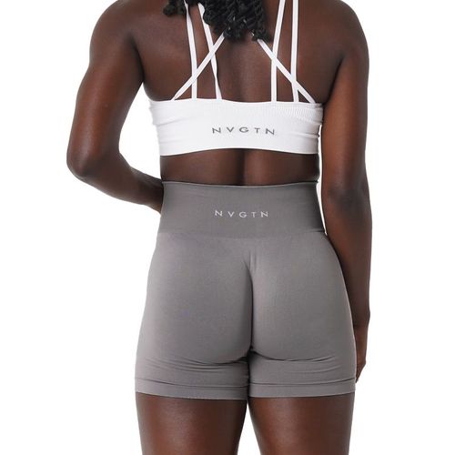 Nvgtn-Short Sans Couture En Spandex Uni Pour Femme,Collants D'entraînement Doux,Tenues De Fitness,Pantalons De Yoga,Vêtements De Sport