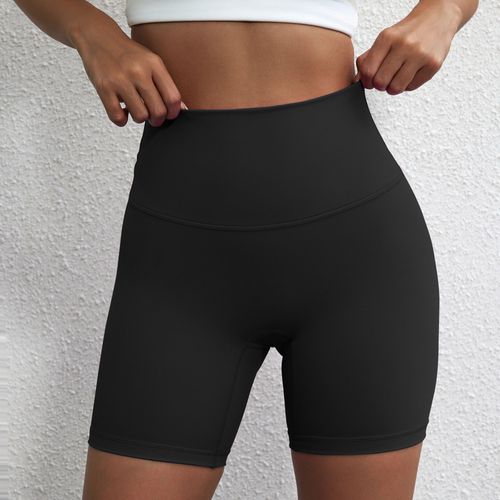 Short De Fitness Taille Haute Pour Femme,Vêtement De Sport,Yoga,Cyclisme,Wagg,Entraînement,Squat,Avec Poche Interne