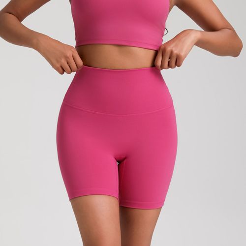 Short De Fitness Taille Haute Pour Femme,Vêtement De Sport,Yoga,Cyclisme,Wagg,Entraînement,Squat,Avec Poche Interne