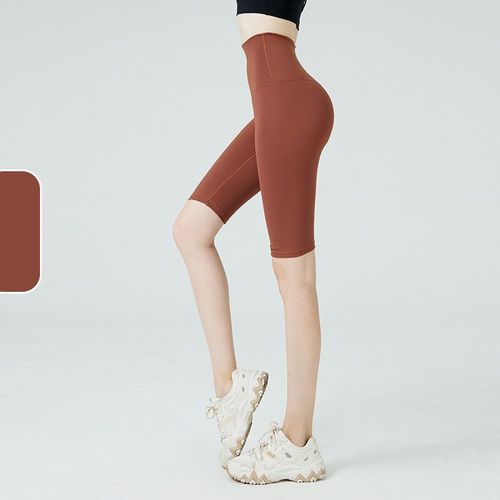 Shorts De Sport Pour Femmes,Taille Haute,Push-Up,Cinq Points,Pour Course À Pied,Fitness,Yoga,Été