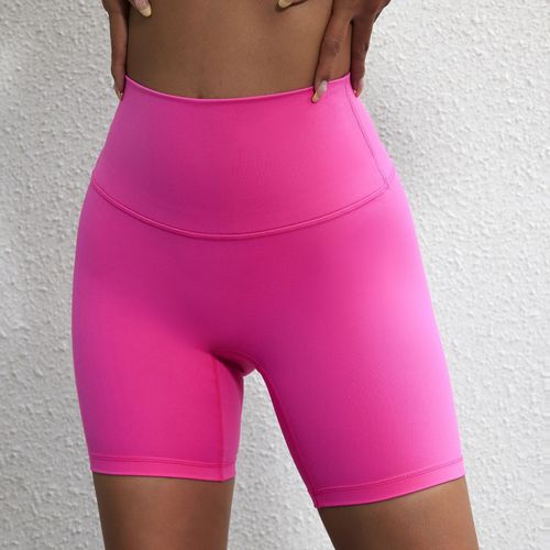 Short De Fitness Taille Haute Pour Femme,Vêtement De Sport,Yoga,Cyclisme,Wagg,Entraînement,Squat,Avec Poche Interne