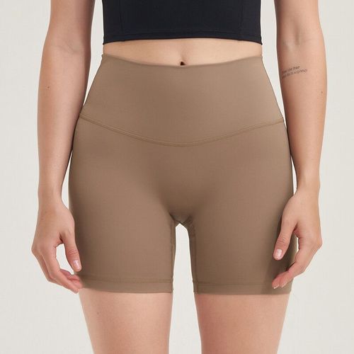 Shorts En Nylon Pour Femmes,Leggings De Yoga,Taille Haute,Élastique,Serré,Respirant,Pas De Lignes Gênantes,Cyclisme