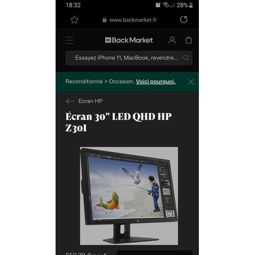 HP Z Display Z30i Écran rétroéclairé LED IPS 30"
