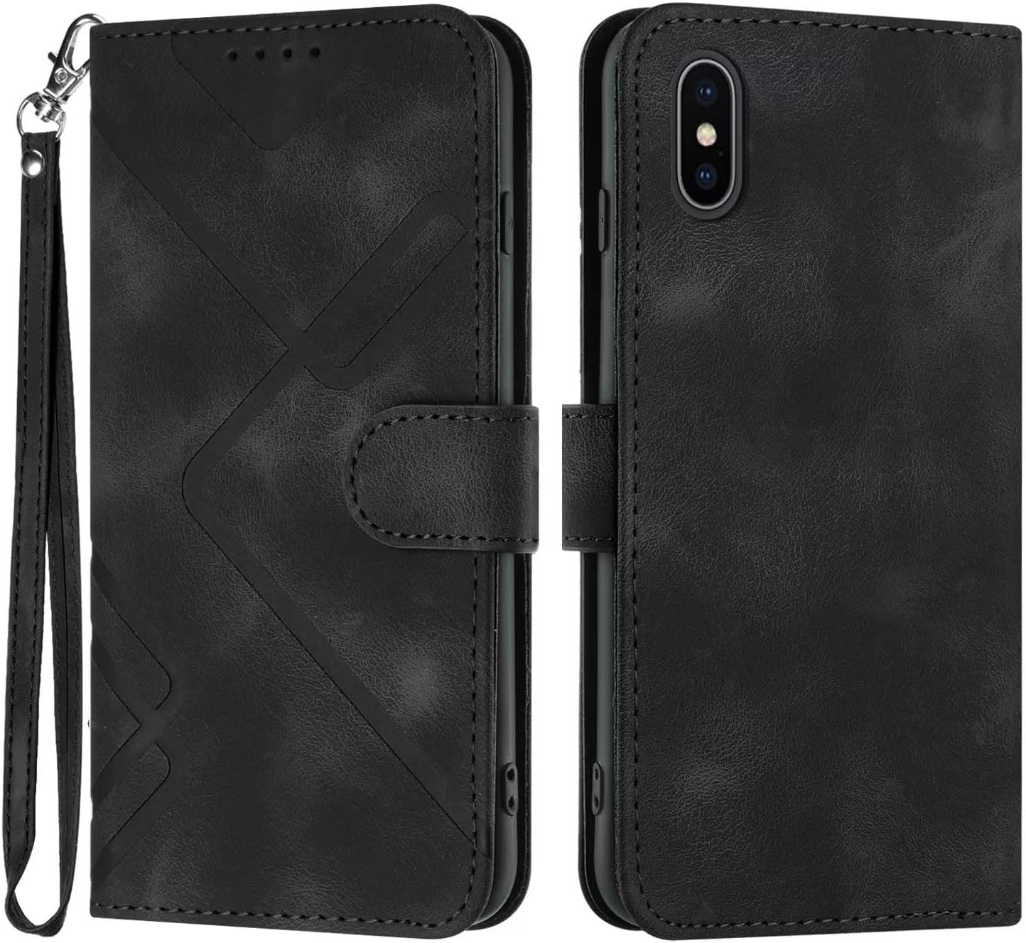 Coque Pour Xiaomi Redmi Note 10 5g/Poco M3 Pro 5g, [Housse En Cuir Pu Premium] [Etui À Rabat] [Pochette De Portefeuille], Étui De Protection Pour Xiaomi Redmi Note 10 5g/Poco M3 Pro 5g - Noir