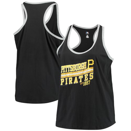 Débardeur Noir Majestic Pittsburgh Pirates Taille Plus Pour Femmes Believe In Greatness