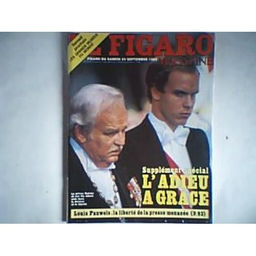 Le Figaro Magazine N° 11838 : L'adieu A Grace Kelly