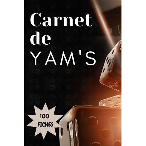 Carnet De Yam's: Bloc De Score Yams Accessoire Jeu De Société Jeu De Voyage Pour Joueur De Dés Format De Poche Pratique 100 Feuilles De Marques À ... Femme Homme Grand Père Papy Mamie Maman Papa