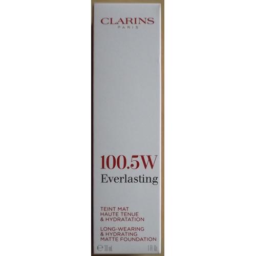 Clarins Everlasting Fond De Teint - Soin 30 Ml - Teinte 100.5w Cream 