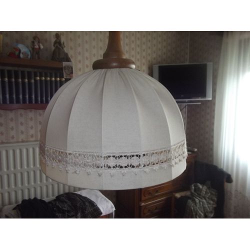 abat jouren toile ampoule