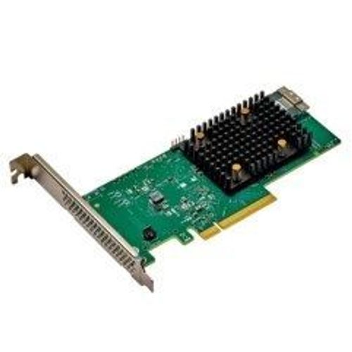 Broadcom MegaRAID 9540-8i - Contrôleur de stockage (RAID) - 8 Canal - SATA 6Gb/s / SAS 12Gb/s / PCIe 4.0 (NVMe) - profil bas - RAID 0, 1, 10, JBOD - PCIe 4.0 x8