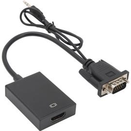 Adaptateur VGA vers HDMI 1080P VGA mâle vers HDMI femelle câble de con