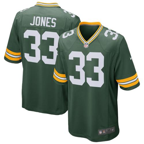 Green Bay Packers Home Game Jersey - Aaron Jones - Mens