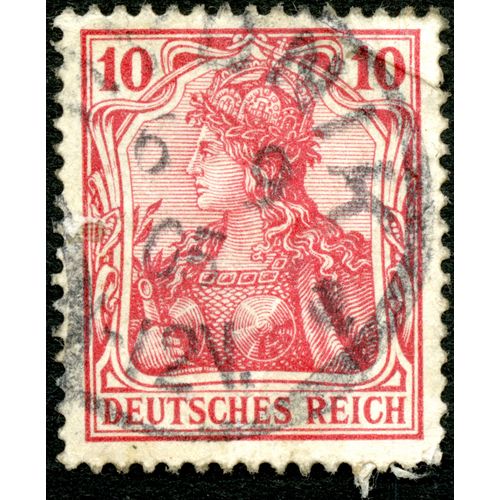 Timbre Oblitéré Deutsches Reich, 10