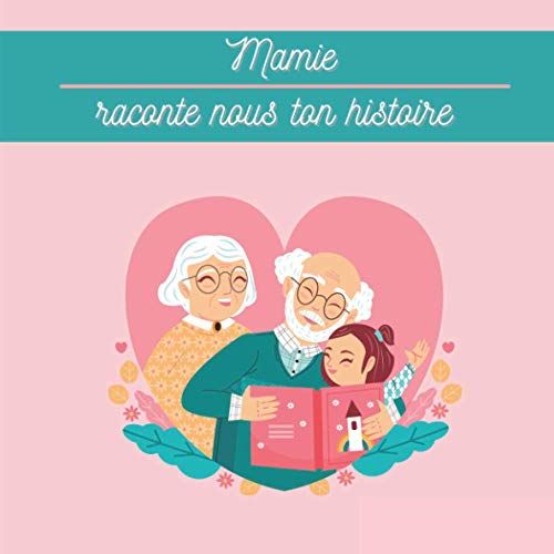 Journal Mémoire "Grand-Mère – De Toi à Moi" - 60 Questions, Couverture Cartonnée, 128 Pages (20,7x14,3 Cm)