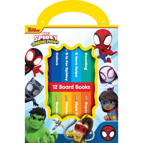 Disney Junior Marvel Spidey And His Amazing Friends: 12 Board Books