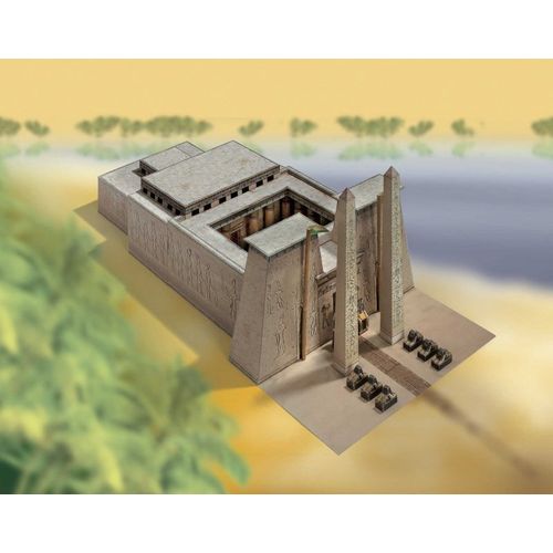 Puzzle 6 Pièces Maquette En Carton : Temple Egyptien