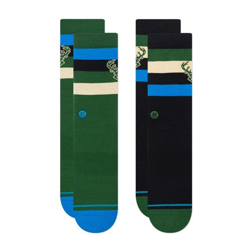 Lot De 2 Paires De Chaussettes Stance Nba Milwaukee Bucks - Hommes