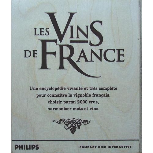 Les Vins De France - Compact Disc Interractif Pc