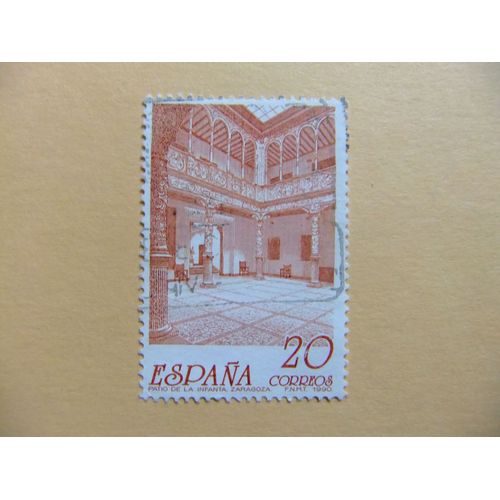 31 Espagne 1990 / Patio De La Infanta Zaragoza / Edifil 3067 Fu Yvert 2681 Fu
