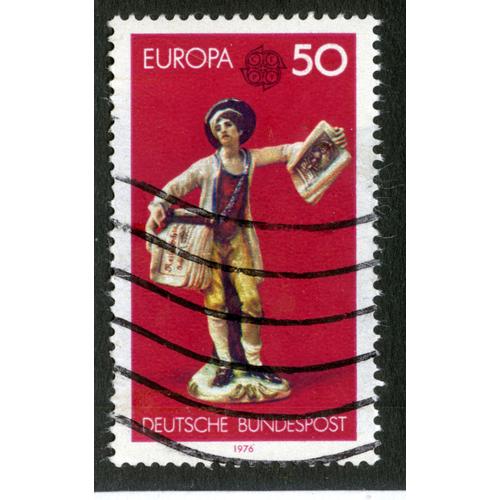 Timbre Oblitéré Deutsche Bundespost, Europa, 50, 1976