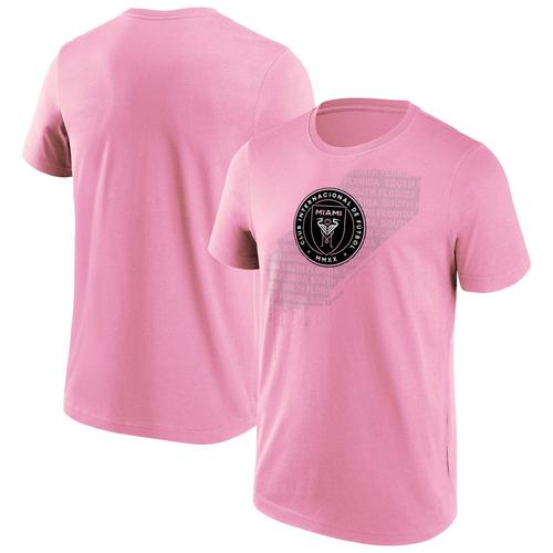 T-Shirt Inter Miami Cf Graphique Drip - Rose - Homme