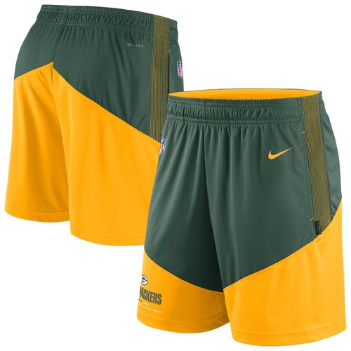 Green Bay Packers Nike On-Field Sideline Dri-Fit Knit Short - Homme