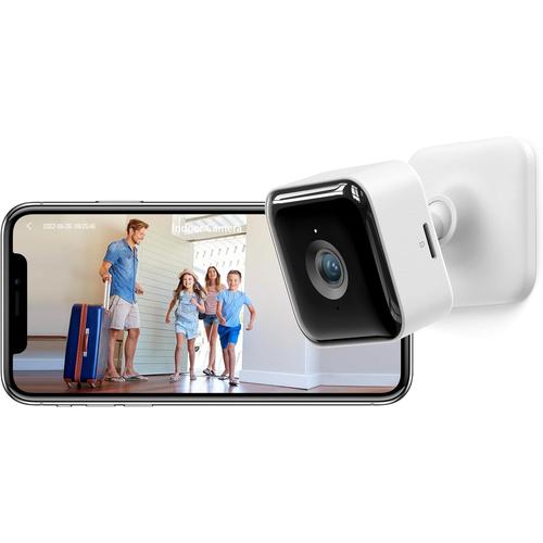 C2 Caméra De Surveillance Intérieure,1080p Caméra Surveillance Wifi Babyphone Caméra Avec Suivi De Mouvement Et De Son,Vision Nocturne Et Audio Bidirectionnel,Alerte En Temps Réel