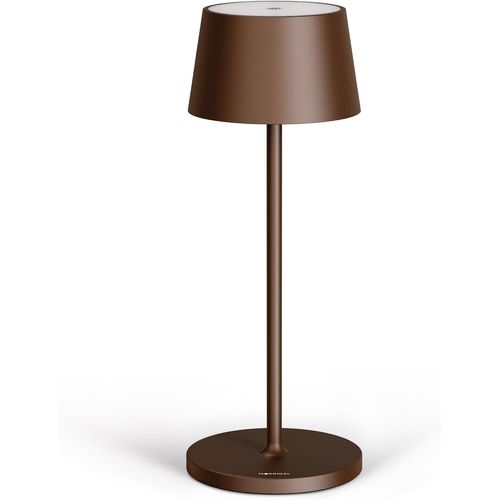 Stilosa Xl Lampe De Table Sans Fil-Lampe Bureau Led Rechargeable-Lampe À Poser Tactile-Connecteur Usb-C-Lampes Rechargeables Design Intérieures Et Extérieur-Bronze