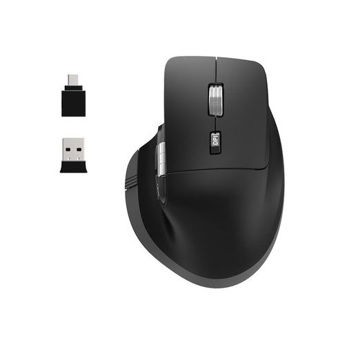 PORT Connect Professional ULTIMATE - Souris - rechargeable - optique - 6 boutons - sans fil - 2.4 GHz, Bluetooth - récepteur sans fil USB