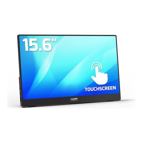 PORT Connect NOMAD - Écran LCD - 15.6" - portable - écran tactile - 1920 x 1080 Full HD (1080p) @ 60 Hz - IPS - HDMI, 2xUSB-C - haut-parleurs