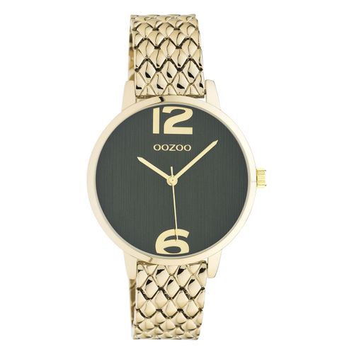 Oozoo Montre-Bracelet Femme Vintage Analogique Métal Or Uoc10878