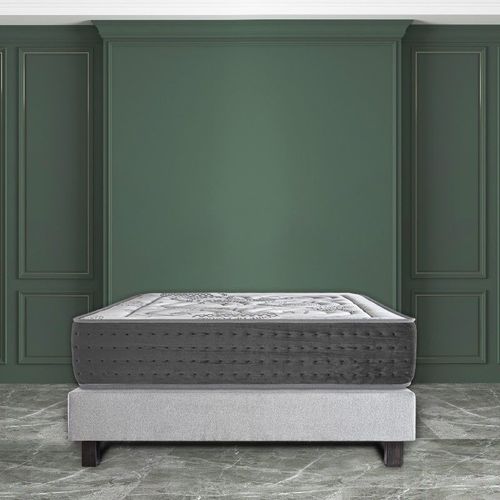 Matelas Bestprime, 26cm, Ressorts Ensachés, Mousse Haute Densité, Indépendance Du Couchage, Face Été/Hiver - Blanc, 160x200cm