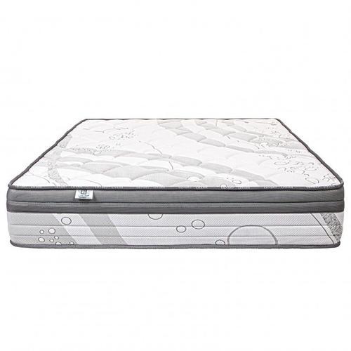 Matelas Relax (26cm), Ressorts Ensachés, Mousse Haute Densité, Indépendance Du Couchage, Soutien Ferme, Face Été/Hiver - Blanc, 140x190cm