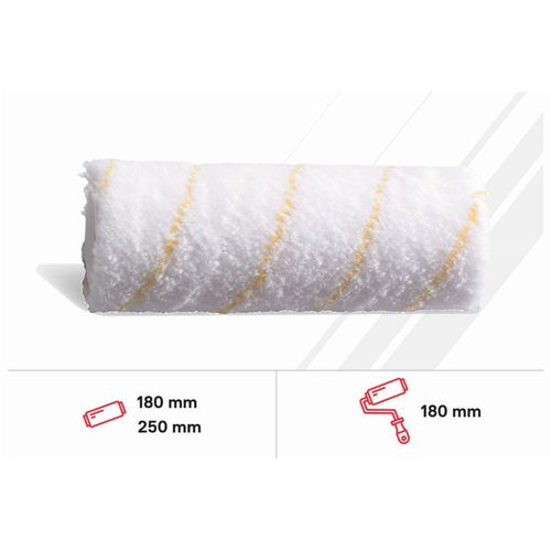 Rouleau anti-goutte murs et plafonds polyester tissé 12 mm - 180 mm L'OUTIL PARFAIT